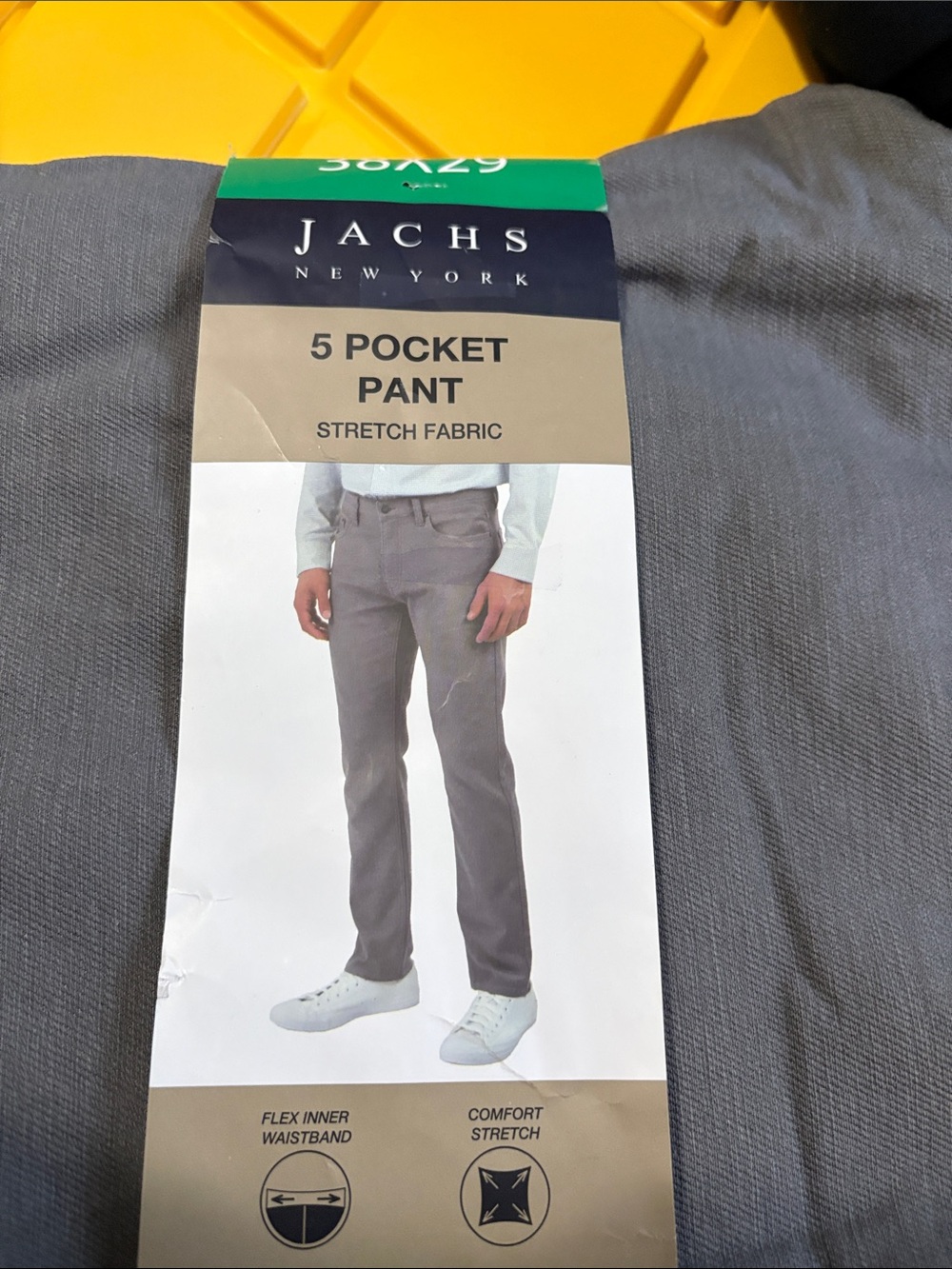 JACHS Straight 5-Pocket Jeans in Gray